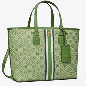 🔥sold🔥Brand new TMonogram Coated Canvas Small tote color Arugula